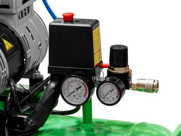 Компрессор ECO AE-100-OF1 безмасляный(420 л/мин, 8 атм, коаксиальный, безмасляный, ресив. 100 л, 230 В, 2,4 кВт)