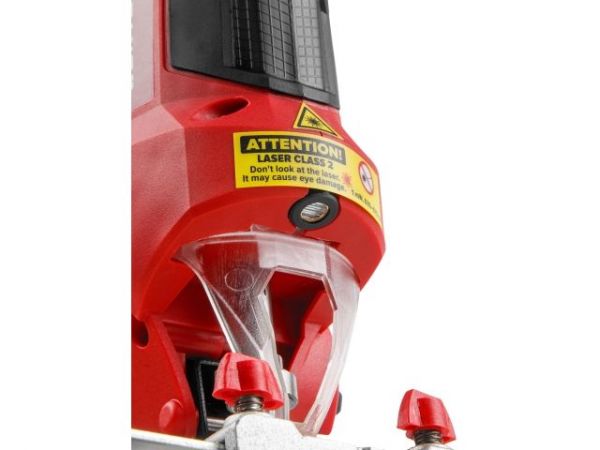 Лобзик электрический WORTEX JS 6507 LE в кор. 650 Вт, 500-3000 ход/мин, пропил до 65 мм(Быстрозажимной патрон, маятниковый ход, рег. об., лазер, подсветка, литая платформа, сдув опилок)