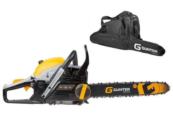 Бензопила Gunter MSH-4505 шина 40 см (16''), 3/8' LP, 1,3 мм, 57 зв.(2.20 кВт, 2.95 л.с., 45 см3, вес 7 кг)