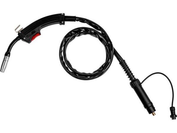 Горелка сварочная F180 (2м, 180А, FLUX) SOLARIS(180 A; FLUX (без газа); ПВ - 60%; 0,6 - 1,0 мм; 2 метра)