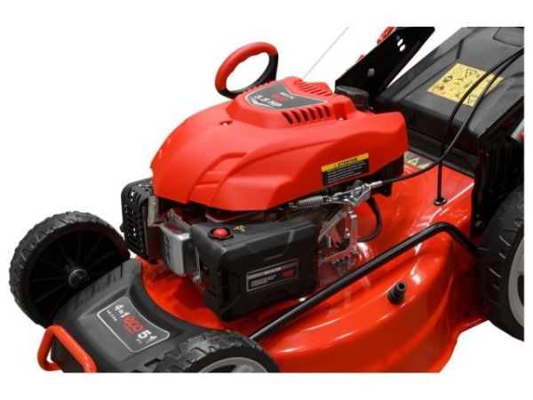 Газонокосилка бензиновая ECO LG-734 самоходная(5.5 л.с., шир. 51 см, самоходная, мульчир., стальн. корпус, травосборник 70 л)