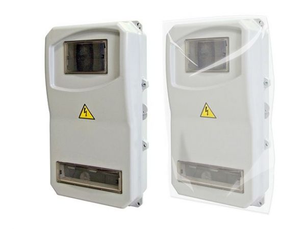 Щит учетно-распред. навес. ЩУРН-П-1ф/3ф-10 (494х300х135)  пластик IP54 TDM(пластиковый, пылебрызгозащищенный)