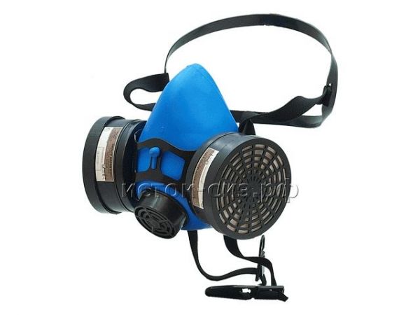 Респиратор (полумаска) 'Исток-400' А1Р1 (РУ-60М)(А1Р1 – органические газы и пары(бензол, эфиры, бензин, нитросоединения бензола, хлор- и фосфороргани)