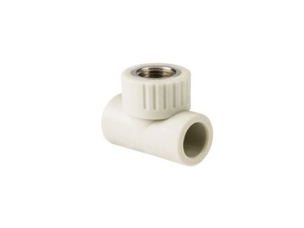 Тройник ПП комб. вн. 25х1/2', сер. РТП