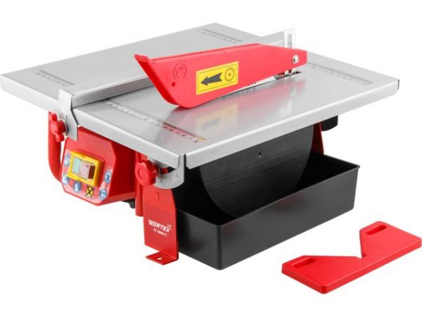 Плиткорез электрический WORTEX LX TC 1860 C в кор. 600 Вт,180 мм, 2800 об. мин., глубина до 34 мм(стол 330x360 мм, водная система охлаждения)