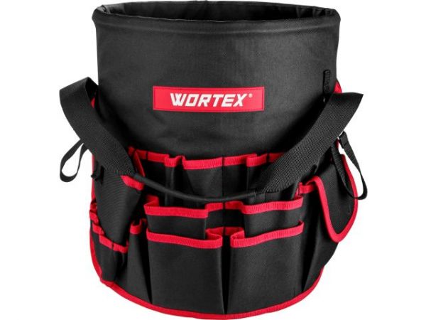 Сумка для инструмента WORTEX WB 3037 оксфорд, 370x300х300 мм, вес до 25 кг(58 отсеков хранения)