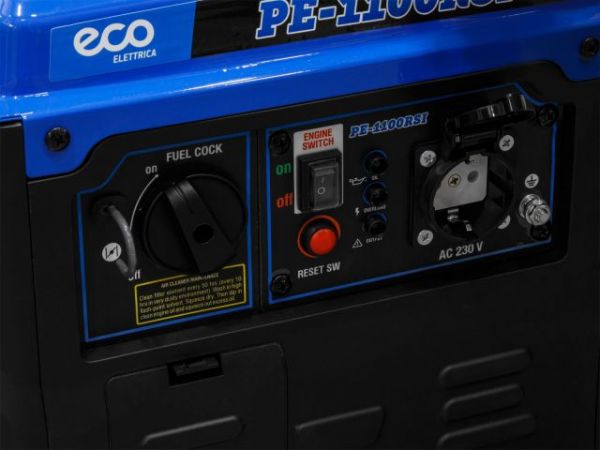 Электростанция (генератор инверторный бензиновый) ECO PE-1100RSI(инверторный, 1.1 кВт, 230 В, бак 3.2 л, вес 13 кг)