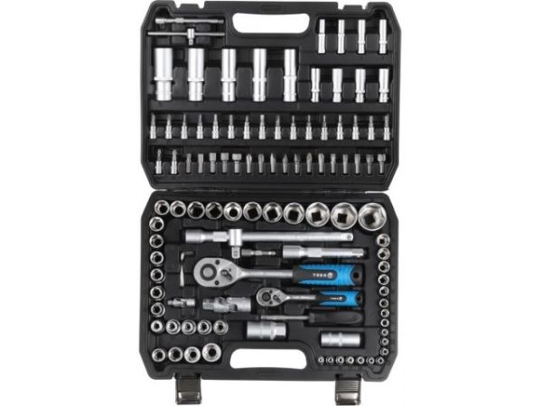 Набор головок и бит 108пр. TREK(1/4', 1/2', 6 граней)