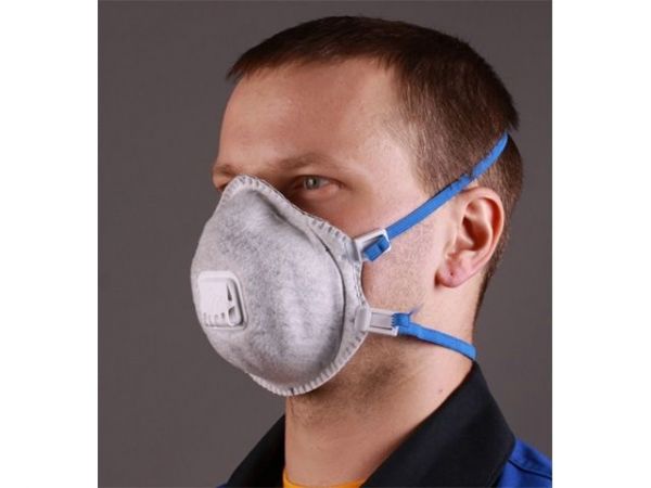 Респиратор РК Юлия-215 формов. с клап. FFP2 (до 12 ПДК)(формованный, FFP2 R D сварочные аэрозоли и сорбции газов органич.происхожд.и озона, с регулировкой.)
