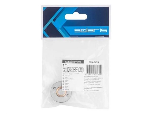 Ролик подающий ф 30/10 мм, шир. 12 мм, проволока ф 0,8-1,0 мм (K-тип)(для флюсовой (FLUX) проволоки)