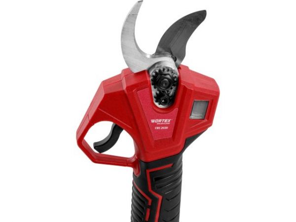 Аккум. секатор WORTEX CBS 2030 в чем. ALL1 SET, БЕСЩЕТ., 18 В, ветки до 28 мм(3 ступени регулировки, 0,76 кг)
