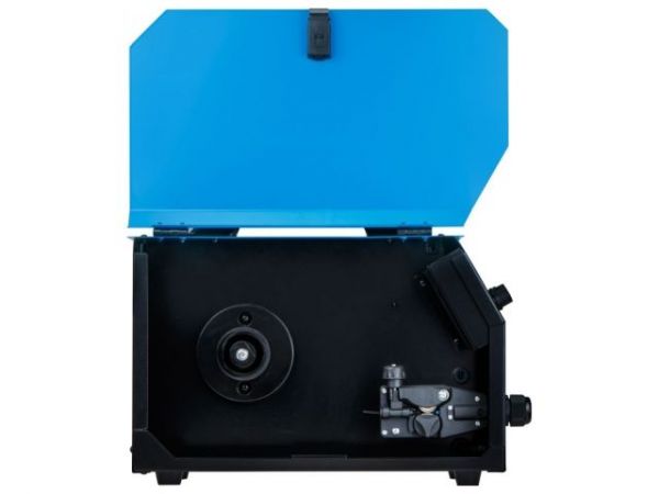 Полуавтомат сварочный Solaris MIG-201(230В; MIG/SPOT/FLUX/MMA/TIG; встроенная горелка 2 м; смена полярности; 2T/4T; рег.индуктивн.)