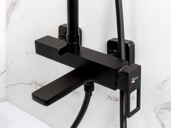 Душевая система (тип I) черный, серия 810 ECONOCE(Нет излива, лейка и шланг в комплекте)