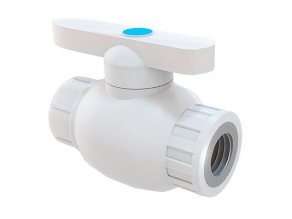 Кран шар. ПП 20х1/2' вн. бел. РТП