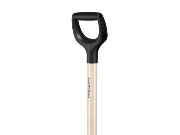 Лопата совковая с дер. черенком и ручкой FISKARS