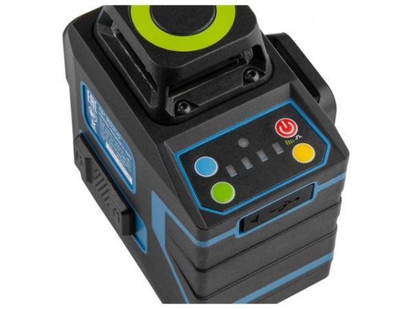 Нивелир лазерный BULL LL 3303 со штативом в кор. 3х360°, до 60 м, +/- 0.3 мм/м, зеленый(резьба 1/4', штатив 1,2 м в комплекте)