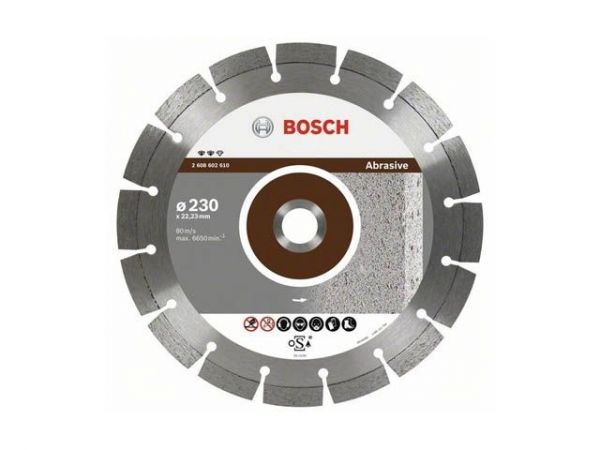 Алмазный круг 115х22 мм по абразив. матер. сегмент. ABRASIVE BOSCH(сухая резка)