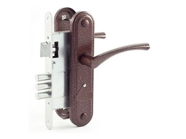 Замок врезной Зенит ЗВ9-4.2 (медь)