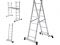 Лестница-помост алюм. 79 см 6 ступ. 11,3 кг NV1415 Новая Высота(макс. нагрузка 150кг)