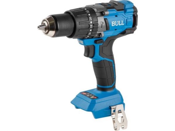 Дрель-шуруповерт BULL SR 1805 в кор. XLTpro SOLO БЕСЩЕТ., 18 В, 120 Н*м, БЗП(мет.) 13 мм(Доп. функции: Ударное сверление, 'AntiKickback', режим 'TURBO')