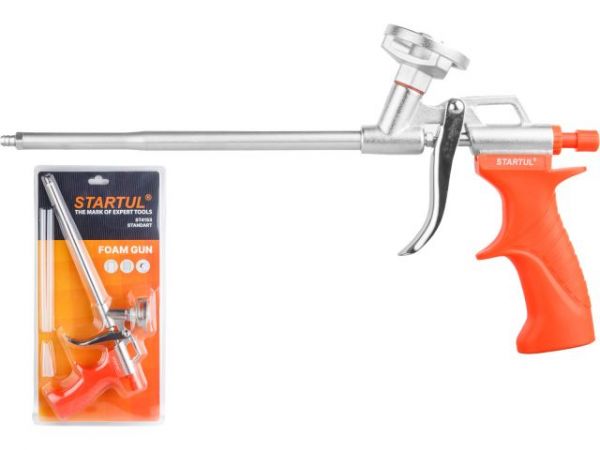 Пистолет для монтажной пены STARTUL STANDART (ST4153)(в комплекте 4 насадки)