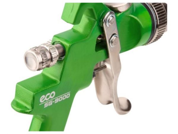 Краскораспылитель ECO SG-9000 с манометром (сопло ф 1.4 мм)(HVLP, сопло ф 1.4 мм, верх. бак 600 мл))