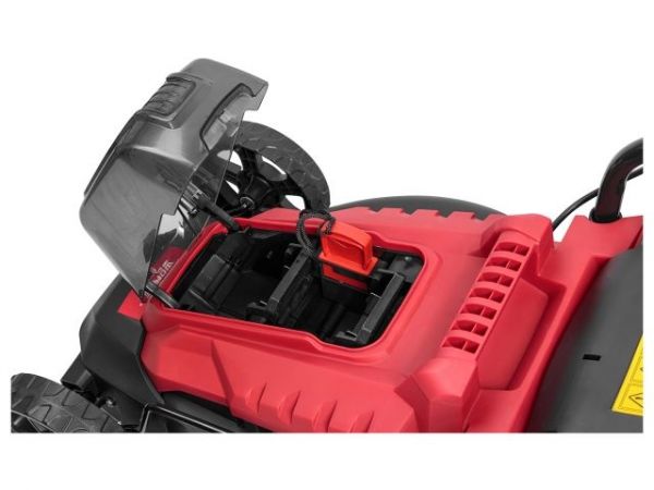 Газонокосилка аккумуляторная WORTEX CLM 3336 ALL1 XLT SET БЕСЩЁТ.ДВИГ., 18В+18В, 2акб, 4Ач, шир.3(выс. 30-75 мм, травосборник 30 л)