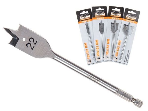 Сверло по дереву перьевое ф16мм GEPARD (GP0415-16)(Impact, перовое)