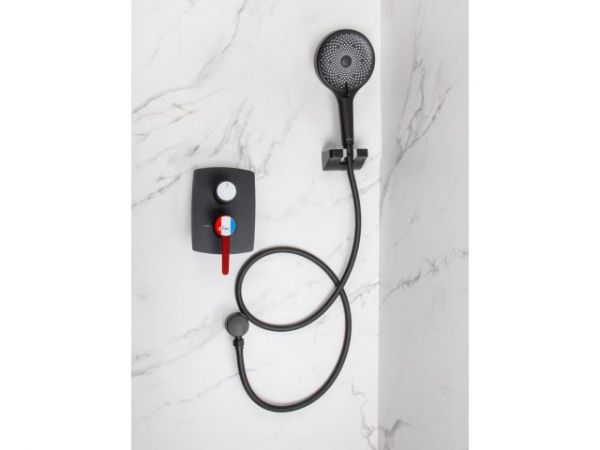 Душевая система (Lt) D35, серия Rose черный + красный, a-five(Встраиваемый, Излива нет, 1000 - 1200 мм.)