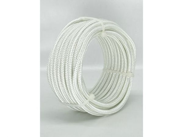 Шнур полиамидный 6 мм белый моток 10 м STARFIX