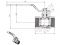 Кран шаровый 1/2' вн.-вн. ручка PN30, AV Engineering(Латунь, макс.  30 бар, макс.  110 °С)