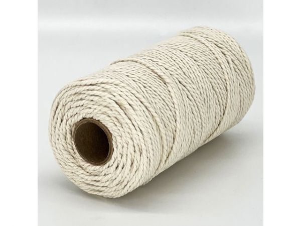 Нить хлопковая крученая двухпрядная 2 мм 100 м STARFIX