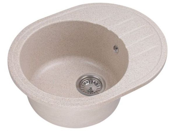 Мойка кухонная из искусственного камня RIO гранит 570х450 мм, AV Engineering