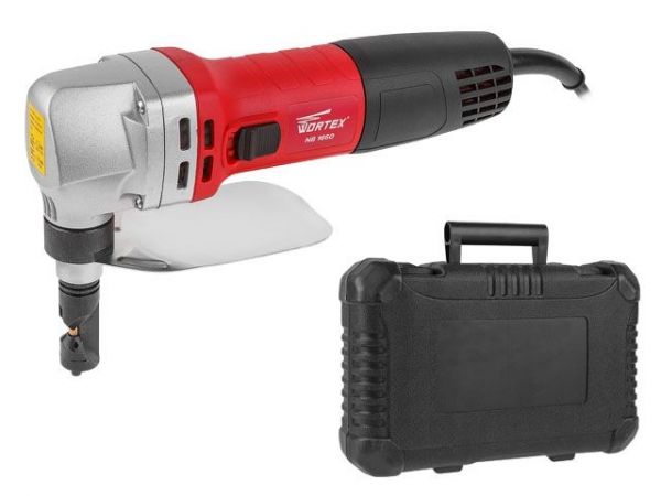 Ножницы высечные WORTEX NB 1660 в чем. 600 Вт, 2000 ход/мин, до 2.5 мм(сталь до 1.8 мм, 1.7 кг)