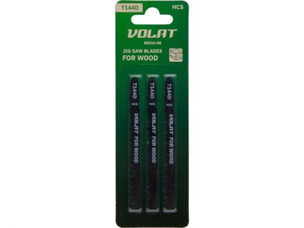 Пилка лобз. по дереву T144D (3 шт.) ВОЛАТ(пропил прямой, грубый, быстрый рез)