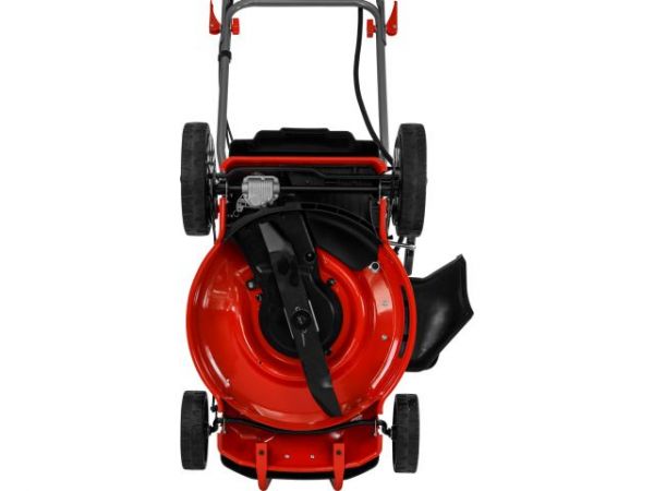 Газонокосилка бензиновая ECO LG-645 E самоходная(4 л.с., шир. 46 см, самоходная, электростарт, мульчир., стальн. корпус, травосборник 60 л)