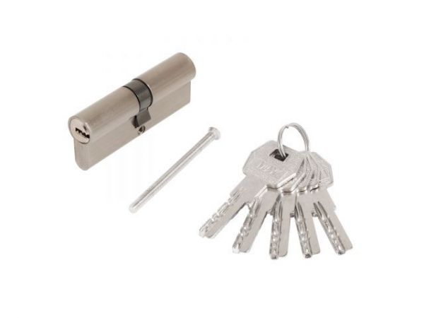 Евроцилиндр Стандарт MAX 80-5K SN(перф.ключ, 5ключей, Длина цилиндра 80 (35x10x35))