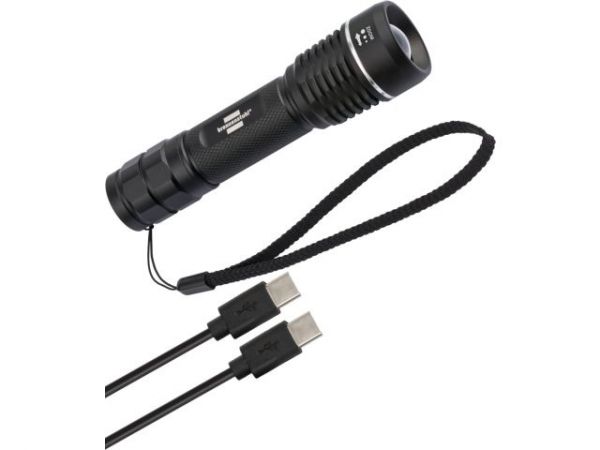 Фонарь светодиодный аккумуляторный 600Лм IP67 LuxPremium TL 601 AF Brennenstuhl(время работы 26 часов, кабель USB-C в комплекте)