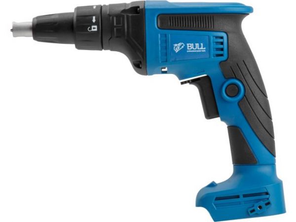 Ленточный шуруповерт BULL CAS 1844 в кор. SOLO, XLTpro, БЕСЩЕТ., 18 В, 4500 об/мин, 57 мм(Саморезы до 57 мм)
