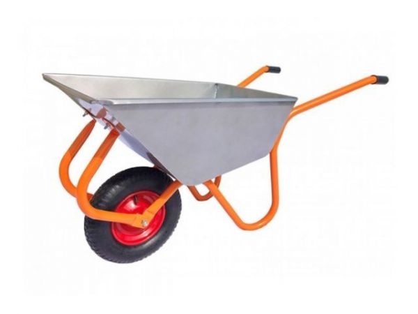 Тачка строительно-садовая ТССР-1П (120л, 240 кг, 1 пневмоколесо 400х90мм, вес 15 кг)(пр-во РБ)