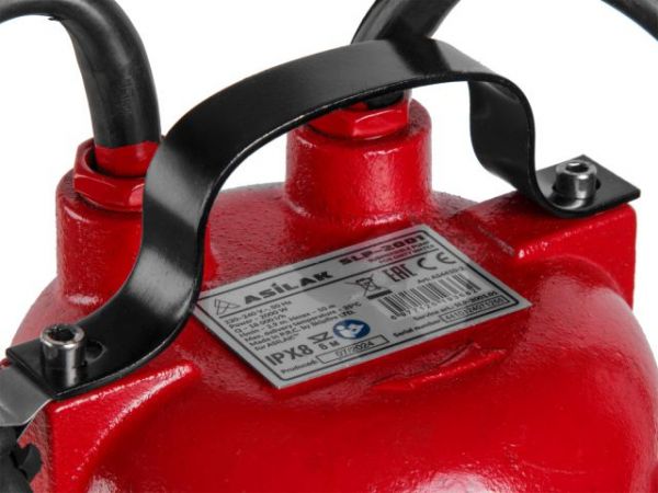 Насос погружной для грязной воды ASILAK SLP-2001(С измельчителем, 2000 Вт, 18000 л/ч, погружение до 6 м)