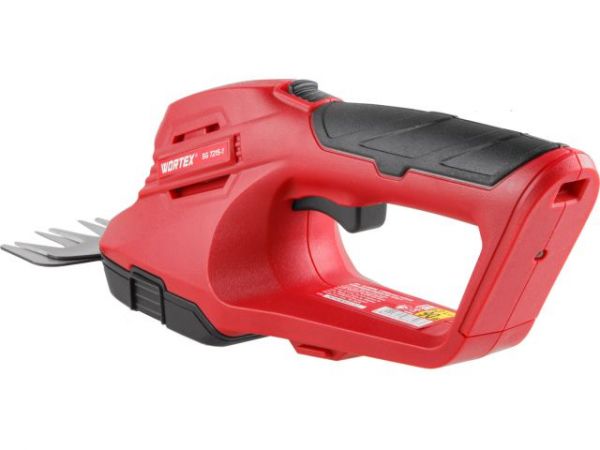 Аккум. ножницы садовые WORTEX SG 7215-1 в кор. + насадка-кусторез(7.2 В, 1 акк., 2.0 А/ч, Li-Ion, шир. 100 мм (для травы), длина 200 мм (кусторез))