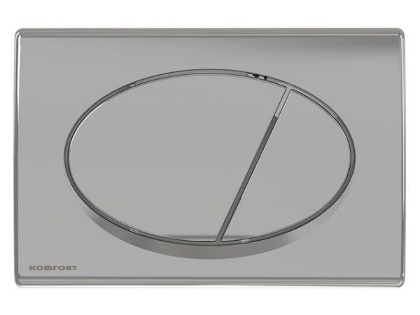 Кнопка для инсталляции (хром - глянцевая), Komfort
