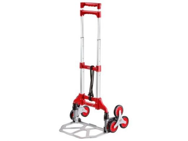 Тележка складная WORTEX FT 1080-6 80 кг/ 30 кг, 6 колес для ступеней(1000х390 мм, 6 колес, для ступеней, складная конструкция, основание 390 мм, макс. нагрузка 80 кг.)