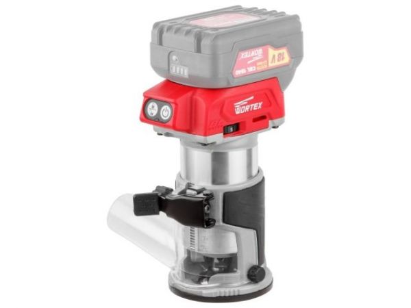 Фрезер кромочный WORTEX CMM 1835 в кор. ALL1 XLT SOLO БЕСЩЕТ., 18 В, цанга 6/8, рег. об, конс(10000-30000 об/мин)