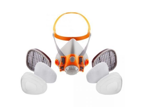 Полумаска 6500 с фильтрами 6510 А1 с предфильтрами и с держателями Jeta Safety (комплект)(р-р L, для защиты дыхания (полумаска, фильтры A1 2шт, предфильтры 4шт, держатели 2шт))