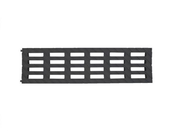 Решетка MEDIUM B-125 пластиковая (черный), Ecoteck, РБ